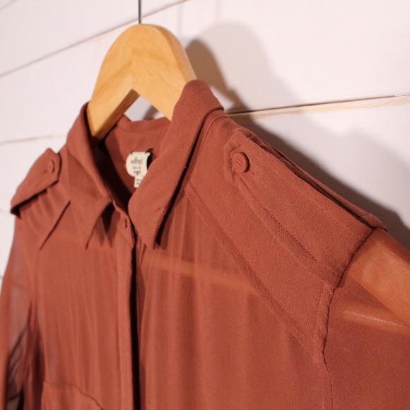 Wilfred 100% Silk Shirt Dress - Picture 6 of 12